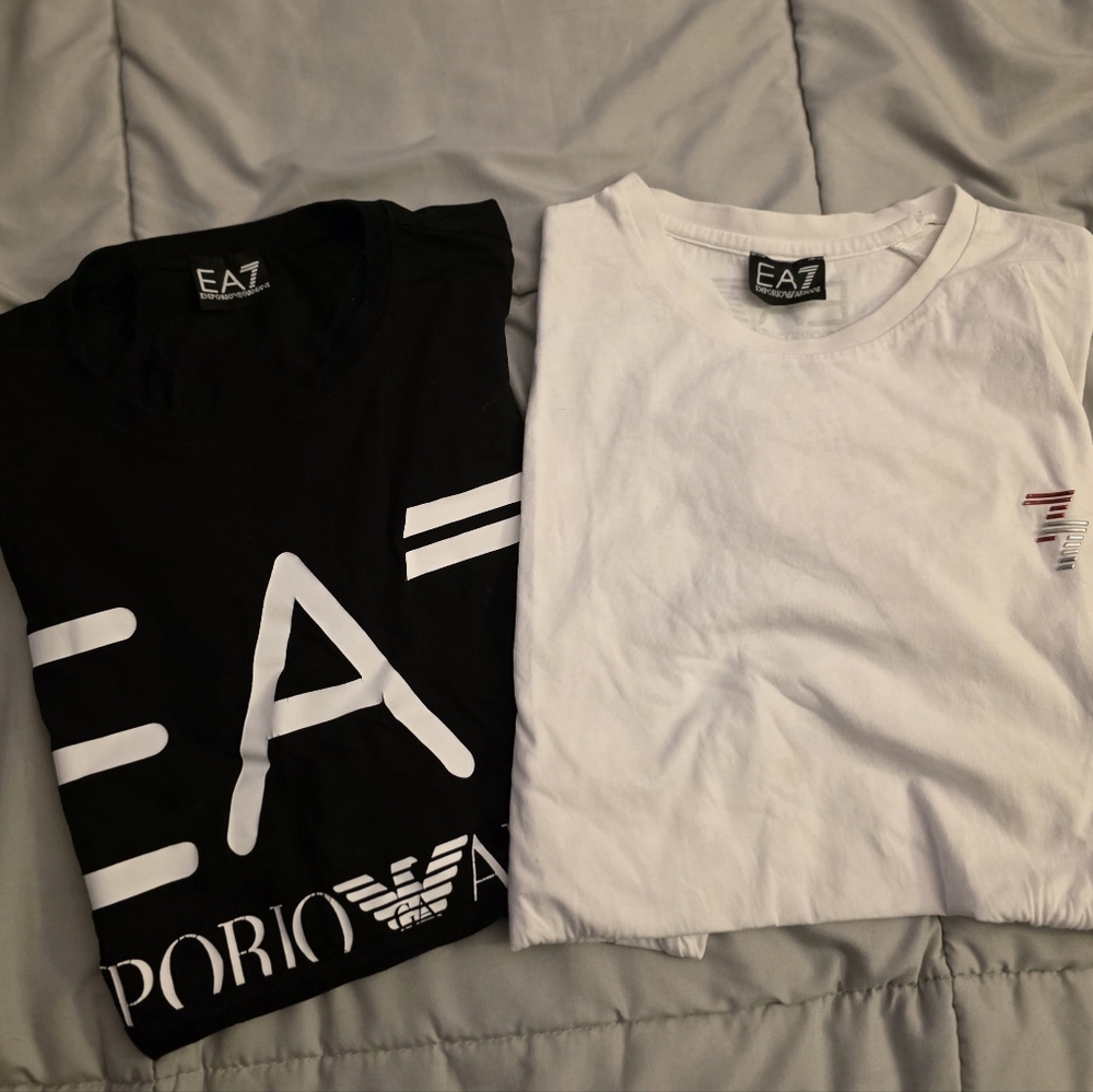 Two Emporio Armani Tee Shirts - $50 For Both! (The Shirts Already SOLD)